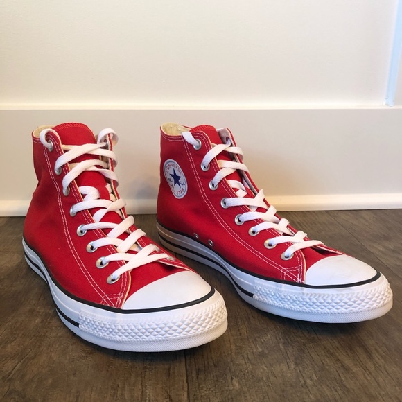 Converse Other - Red Hightop Chuck Taylor Converse All Star